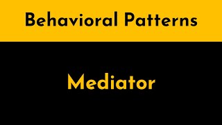 The Mediator Pattern Explained and Implemented in Java  Behavioral Design Patterns  Geekific [upl. by Kile707]