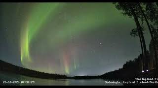 028 20241026 Northern Light Live Sodankylä Finland [upl. by Selhorst]