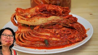 Kimchi traditionnel 김치 Emblème de la Corée Technique pour réussir la fermentation du chou chinois [upl. by Ynnav]