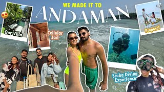 Our ANDAMAN Vlog🌴🥹✨  Havelock Islands Port Blair Scuba Diving amp More [upl. by Aneek]