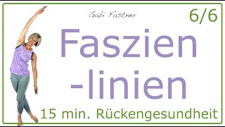 66🌱15 min Faszienlinien aufdehnen  Rückengesundheit ohne Geräte [upl. by Acired157]