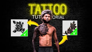 NBA 2K25 BEST TATTOO TUTORIAL LOOK LIKE A CHEESER [upl. by Laryssa]