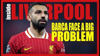 BARCELONA ALREADY FACE BIG PROBLEM IN SIGNING LIVERPOOL’S MOHAMED SALAH NEXT SUMMER [upl. by Aidua]