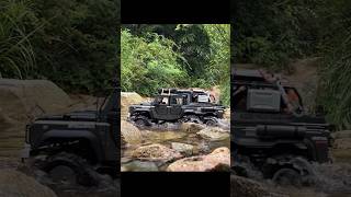 Scale RC Traxxas trx6 offroad vehicles crossing the river offroad scalerc hobby rccrawler trx6 [upl. by Laurentia]