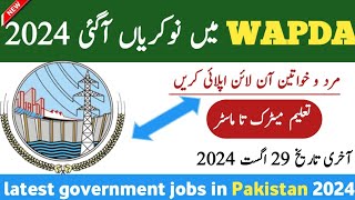 Latest WAPDA Govt Jobs August 2024 –Latest Government Jobs in Pakistan– Jobs in Pakistan today 2024 [upl. by Mancino614]