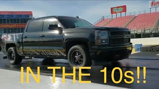 Crew Cab Silverado runs 10s New World Record [upl. by Cristiano861]