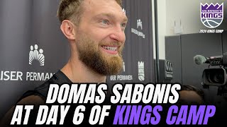 Domantas Sabonis on taking more threes amp chemistry with DeMar DeRozan [upl. by Anette]