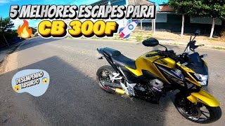 5 MELHORES ESCAPES PARA CB TWISTER 300F 🔥🚀 [upl. by Milah]