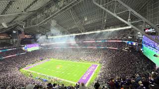 Vikings Skol Chant On 1132024 Upper Deck Fan Prospective [upl. by Aiuqet679]