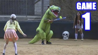 HALLOWEEN SPECIAL  Offseason Softball Series  Game 1 [upl. by Surdna]