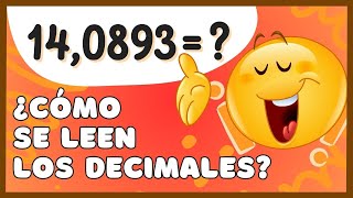 Cómo Se Leen Los Decimales  Ejemplos Fáciles [upl. by Pammi125]