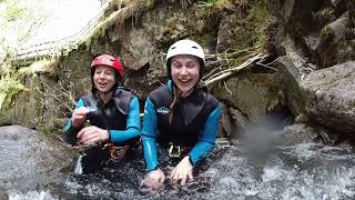 Discover Canyoning in Dollar Glen travel canyoning [upl. by Noelopan]