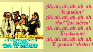 La Materialista  Belinda  Jojo y Topo La Maskara  La Chapa Que Vibran Remix Letra [upl. by Cathe]