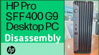 HP Prodesk 400 G9 SFF Desktop PC Disassembly and Upgrade Options  6U4J7EA [upl. by Berlinda]