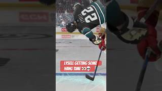 NHL 24 Fabian Lysell gets some air crossing the blue line nhl24NHLhockeyyoutubeshortsnewsub [upl. by Soloman121]