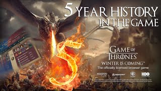 History in Game 5 Years  Game Of Thrones Winter is Coming [upl. by Nahshun]