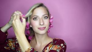 Spoolies Hair Curlers  Original Pink How to Use Heatless Curlers for Beautiful Healthy Hair [upl. by Celina]