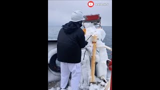 Most Satisfying Ice Break Compilation At Sea ASMR [upl. by Ambrosio]