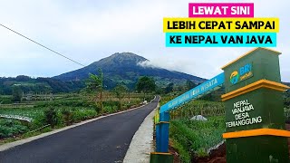 MENCOBA ASPAL BARU MENUJU DUSUN BUTUH NEPAL VAN JAVA VIA JALUR UTAMA DESA TEMANGGUNG KALIANGKRIK [upl. by Obola]