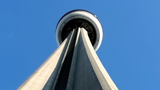 Going up 114 floors Scenic OTIS highrise traction elevators  CN Tower Toronto Canada [upl. by Ubana]