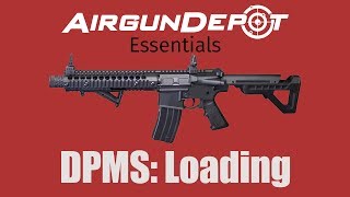 Crosman DPMS SBR How to Load the Magazine Using the Speed Loader [upl. by Emelita]