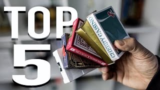 BEST PLAYING CARDS  TOP 5 [upl. by Sherrard]