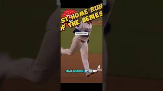 Max Muncy’s First Postseason Home Run mlbb baseball mlb shortsvideo shorts [upl. by Akirdnahs]