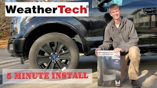 WeatherTech No Dill MudFlaps 5 Minute install [upl. by Ylloj]