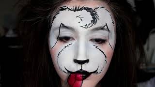 Puppy FacePaint Tutorial  Dog Makeup Tutorial [upl. by Giuditta]