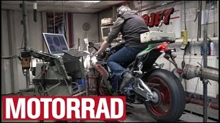 Dyno Run serienmäßige Aprilia RSV4 RF mit 205 PS [upl. by Gruver480]