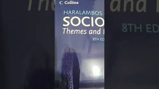 HARALAMBOS amp HOLBORN SOCIOLOGY Themes amp Perspective Upsc Optional mains sociology book Shorts [upl. by Placidia]