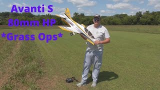 Freewing Avanti S High Performance 80mm Ultimate Sport Jet  Grass Ops [upl. by Peoples]