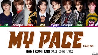 OT8 VER Stray Kids 스트레이 키즈  MY PACE Color Coded HanRomEng Lyrics [upl. by Pierpont853]