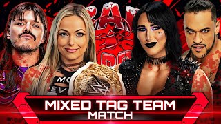 WWE 2K24  Dominik Mysterio amp Liv Morgan VS Damian Priest amp Rhea Ripley  Bad Blood [upl. by Trstram]