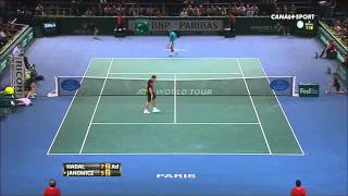 31 10 13 Nadal Janowicz Paris Bercy 1 8 finale highlights Masters 1000 3rd Round [upl. by Esirec793]