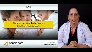 Disorders of Vestibular System  ENT Lectures  Medical Education  VLearning  sqadiacom [upl. by Illoh]