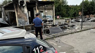 TG7 Basilicata News Notte di fuoco bancomat Mafia nel materano Incuria Monticchio Laghi [upl. by Ylrebmit]