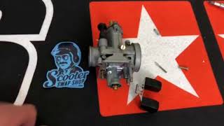 Pwk carbs explained scooterswapshop [upl. by Ailel]