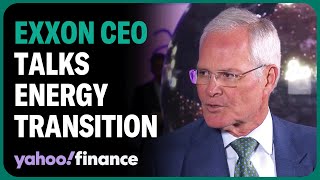 Exxon CEO talks broader set of solutions for energy transition [upl. by Cuda]