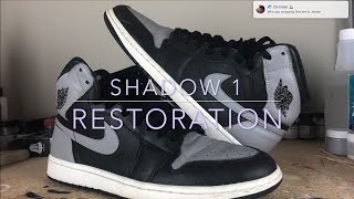 Air Jordan 1 Shadow Full Restoration [upl. by Aniuqahs434]