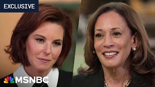 Kamala Harris’ first solo network interview as 2024 candidate I MSNBC Exclusive [upl. by Florrie]