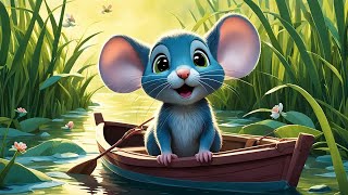 Row Row Row Your Boat  Popular Nursery Rhyme amp Lyrics for Kids  Educational Kids Songs [upl. by Alegnatal]