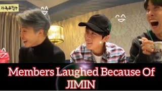 Members Laughed Because Of JIMIN 😉 [upl. by Holton]