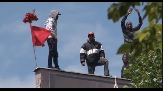 Brutale Räumung einer Blockade in Berlin Kreuzberg Ohlauer Straße [upl. by Higley]