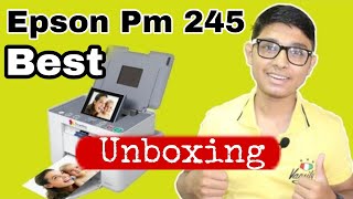 Best photo printer EPSON PM245 UNBOXING  passport size printer  price  india  cheap [upl. by Nathan]