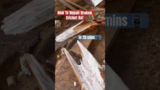 How To Repair Broken Cricket Bat  Don’t Worry Contact NG Sport 91 7038879750 [upl. by Collbaith]