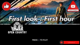 First LookFirst Hour PS5 Console  Open Country [upl. by Cynera]