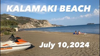 Kalamaki Beach Zante island July 102024  beach time [upl. by Alphonse]