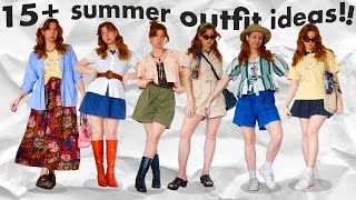 15 SUMMER OUTFIT IDEAS  unique but wearable summer outfits [upl. by Sualkcin907]