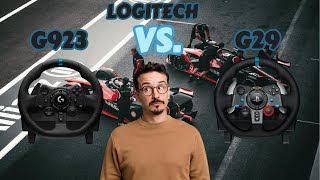 Racing Wheel Showdown Logitech G29 vs G923 for Gamers 🎮 [upl. by Yetsirhc]